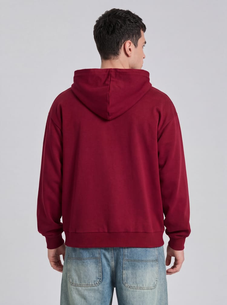 Толстовка с капюшоном без начеса