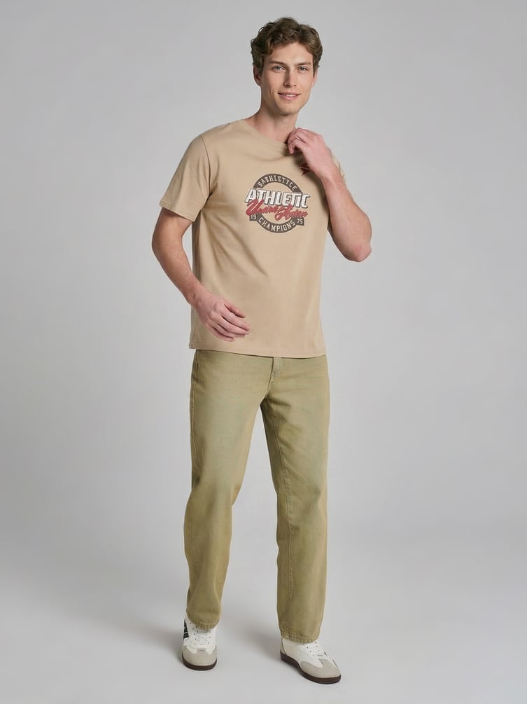 Джинсы багги зауженные