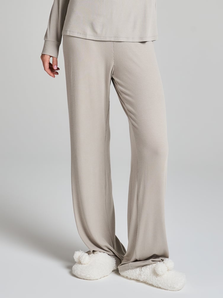 Домашние брюки в рубчик