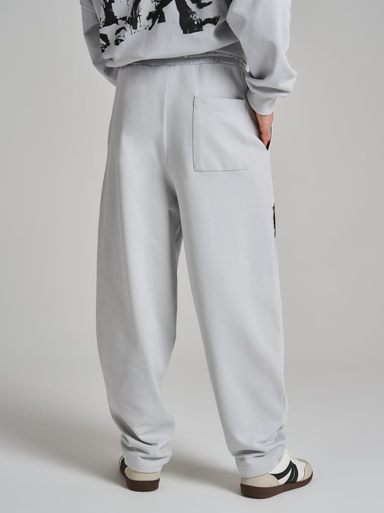 Брюки спортивные с принтом