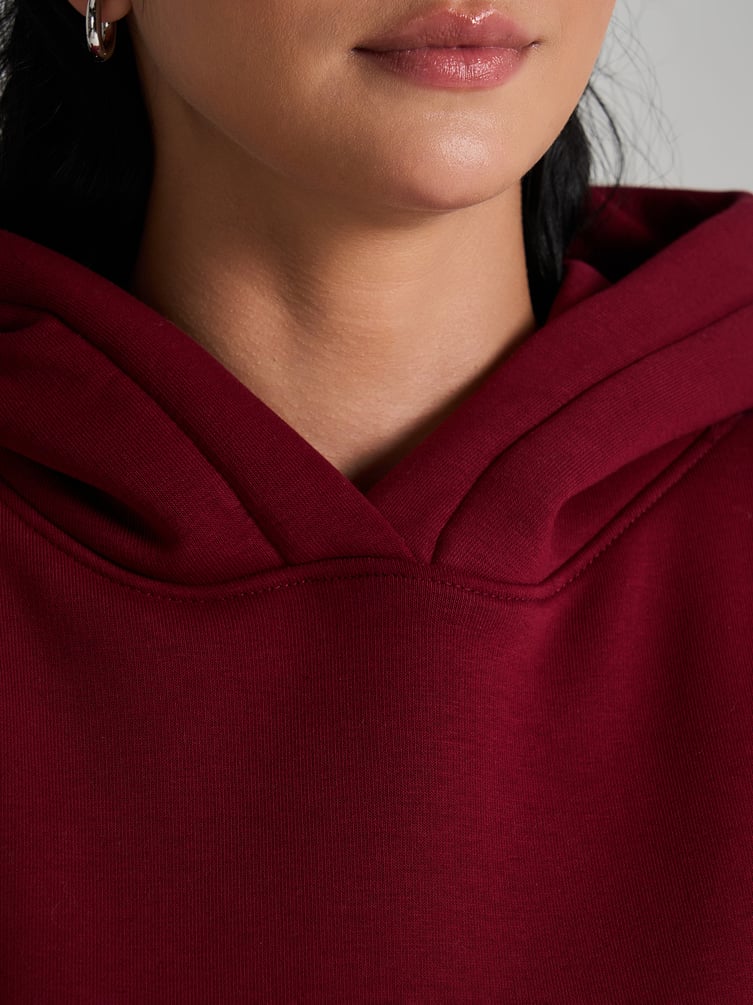 Утепленное худи оверсайз с начесом