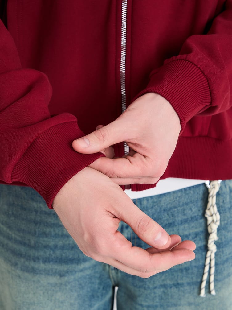 Толстовка с капюшоном без начеса