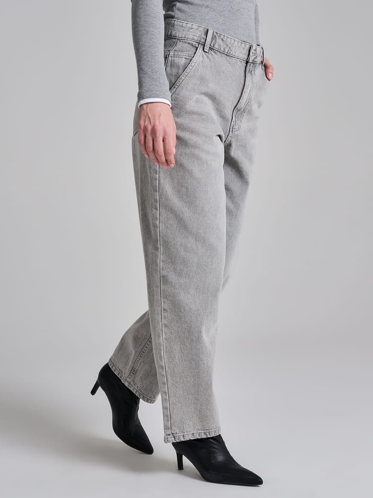 Джины багги с вареным эффектом