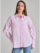 Рубашка оверсайз в полоску