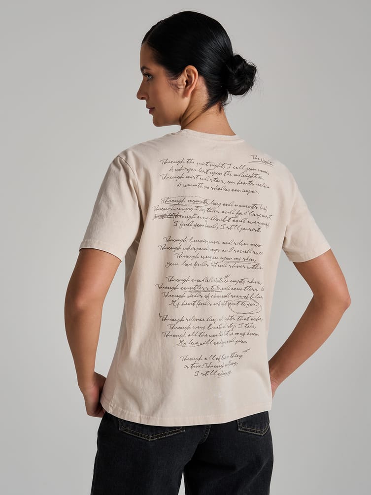 Футболка варенка с надписью на спине