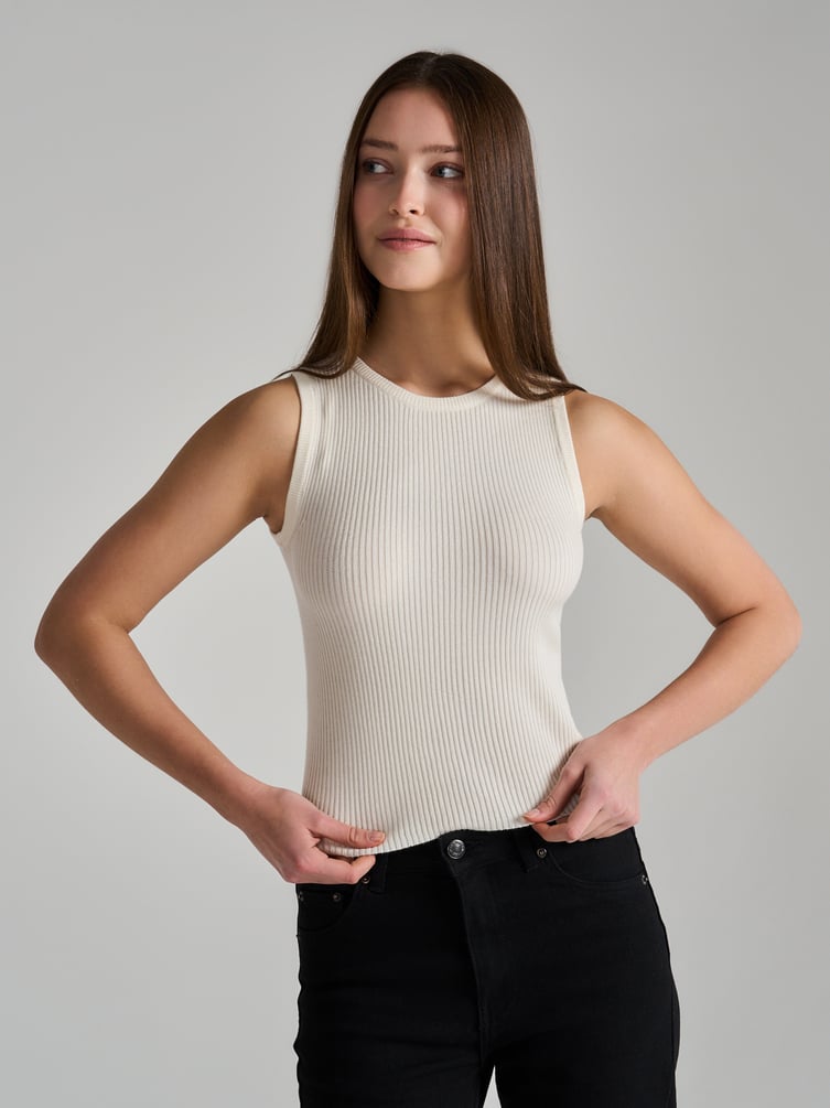 Топ лапша на широких бретелях