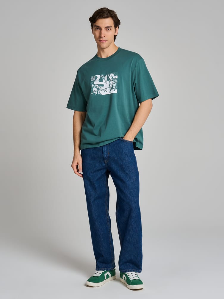 Футболка хлопок с новогодним принтом