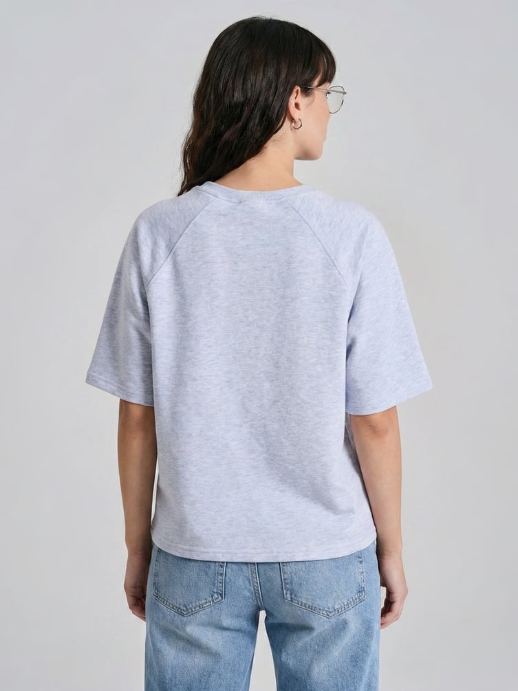 Свитшот с коротким рукавом