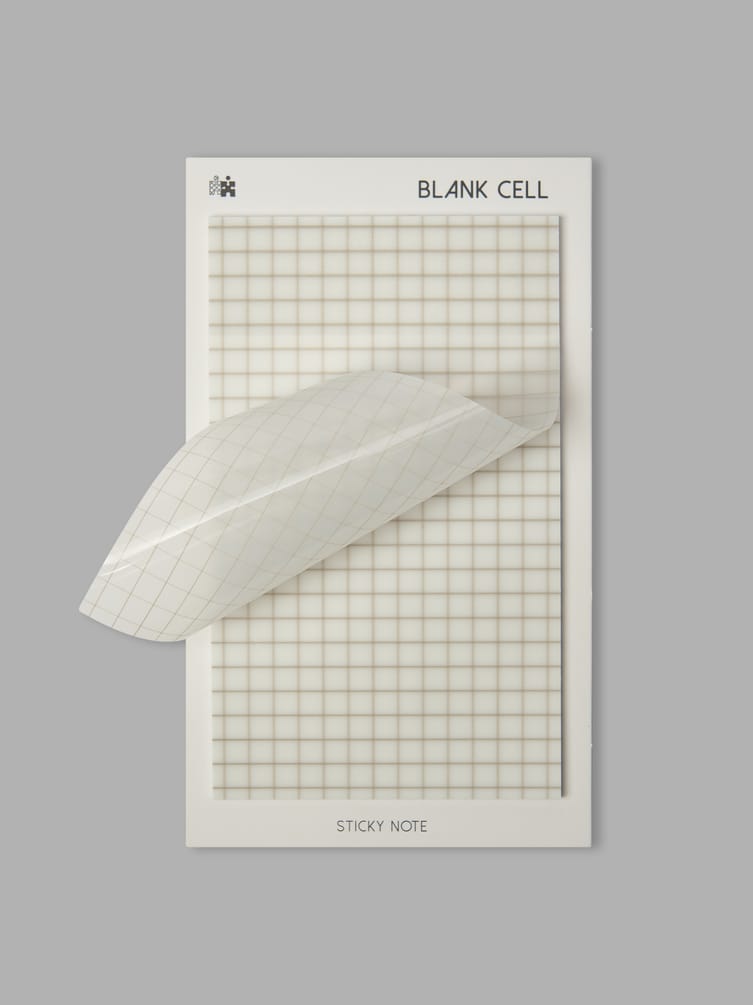 Стикеры для заметок лист в клетку