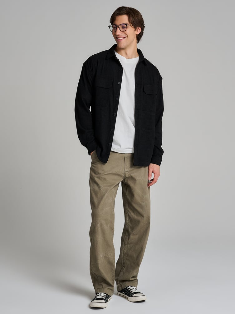 Рубашка вельветовая классическая