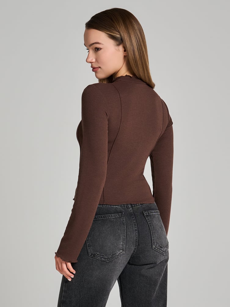 Водолазка лапша с высоким горлом