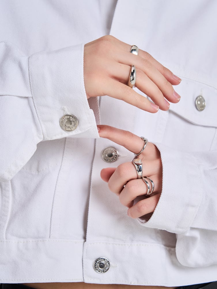 Куртка джинсовая оверсайз укороченная