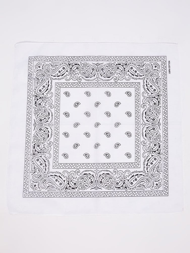 Бандана с узором пейсли восточного огурца