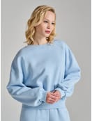 Укороченная толстовка тёплая с начёсом