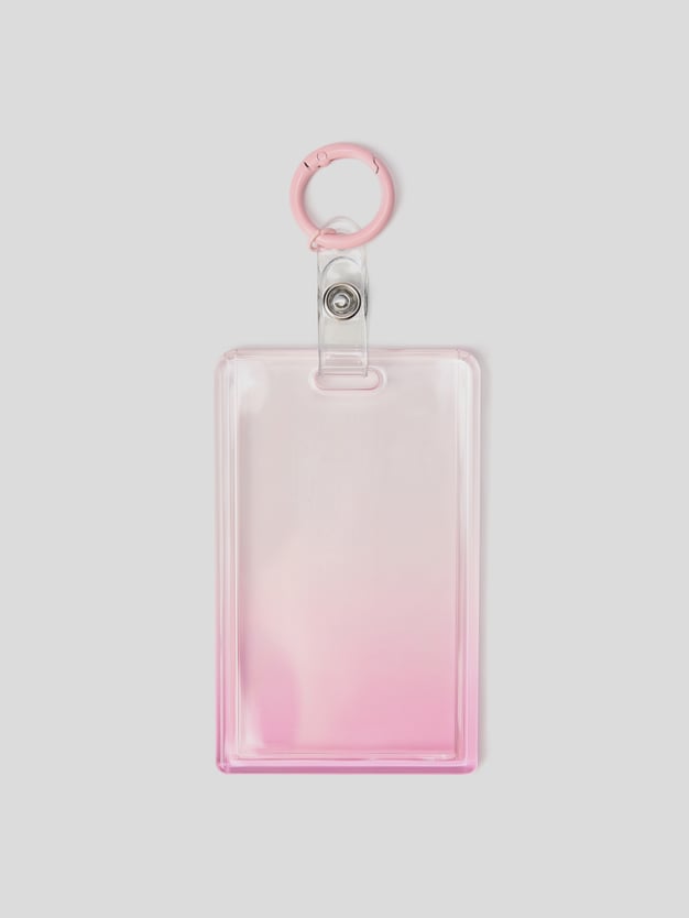 Бейдж пластиковый градиентом