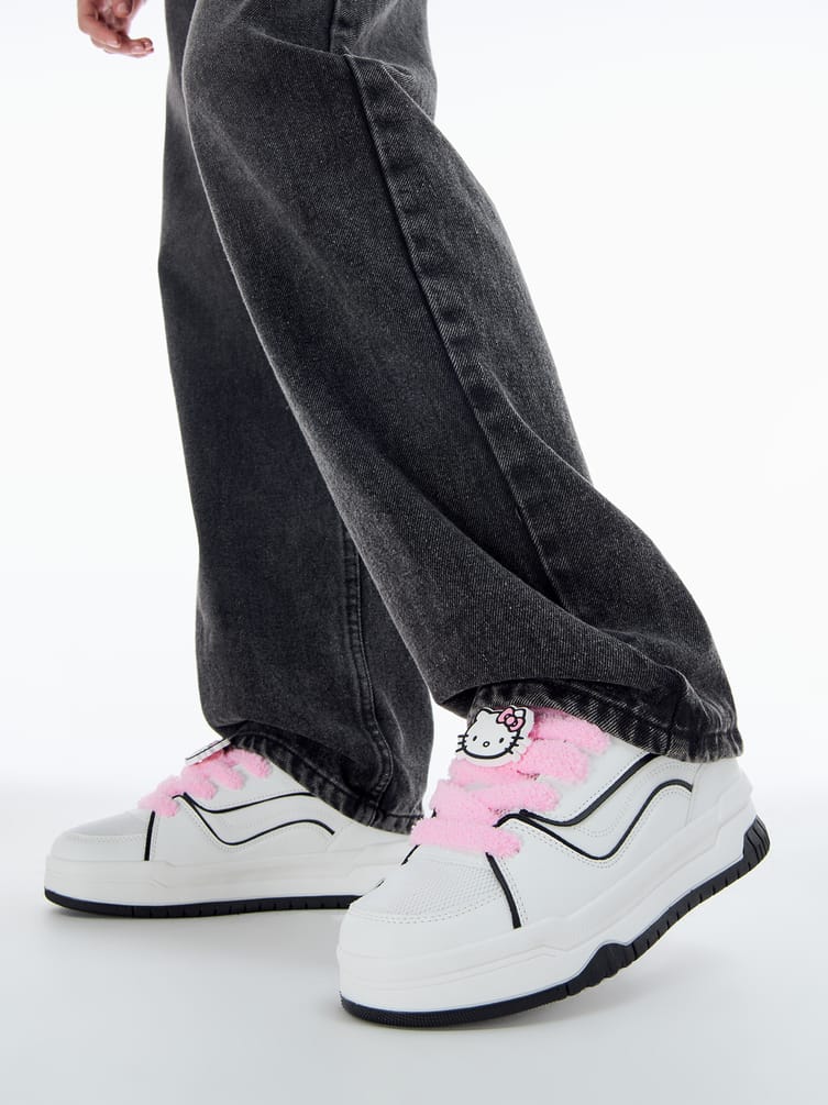 Кроссовки белые Hello Kitty