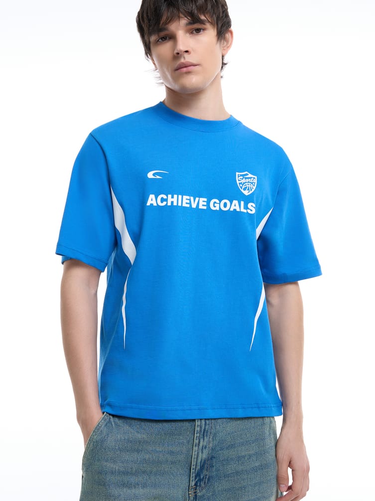 Спортивная футболка с надписью