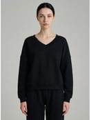 Свитшот с V-образным вырезом