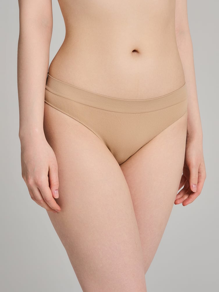 Трусы-танга - 2 шт. в рубчик