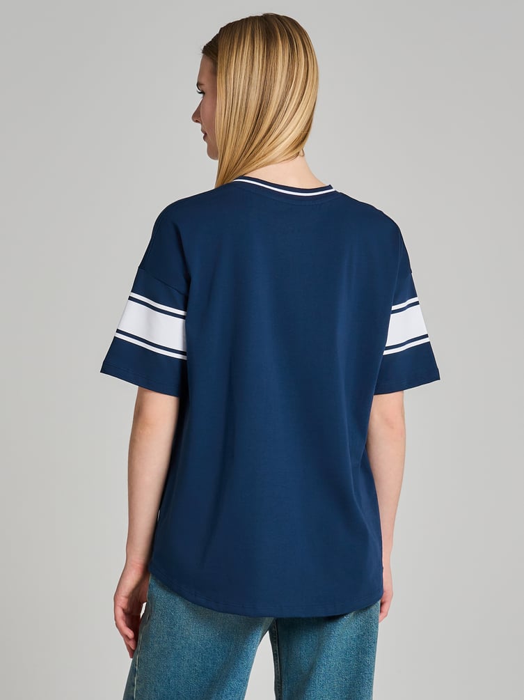 Спортивная футболка оверсайз с надписью