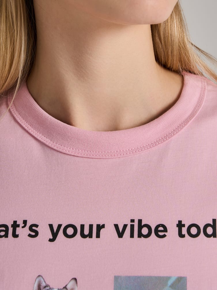 Футболка с принтом