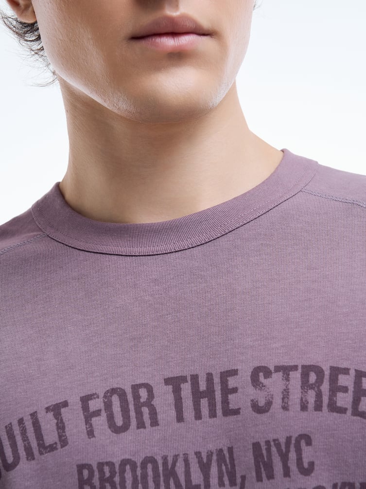 Лонгслив оверсайз с надписью