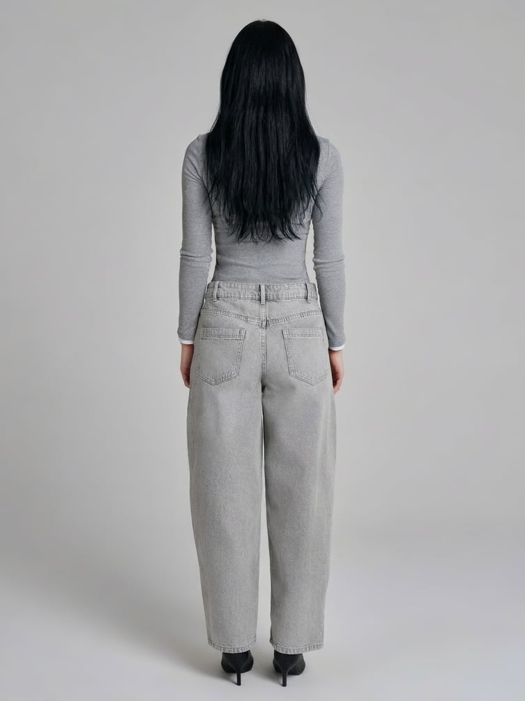 Джины багги с вареным эффектом