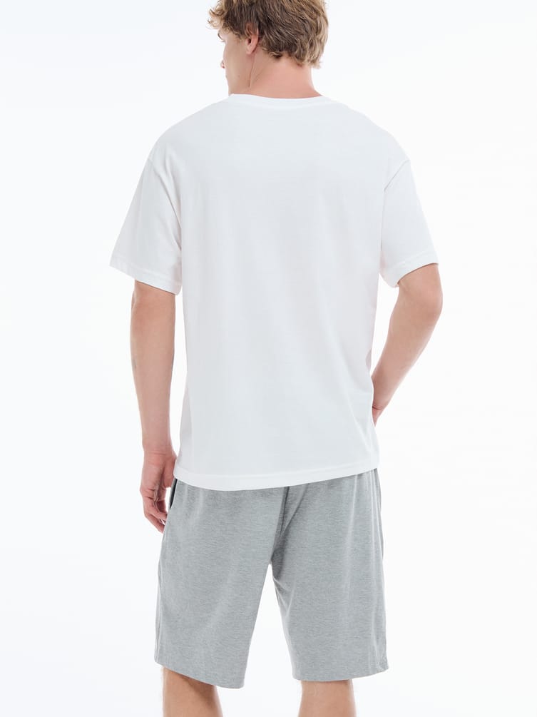 Пижама с принтом Lazy days