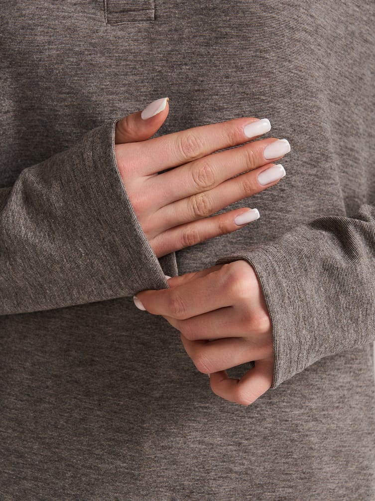 Свитшот поло без начеса