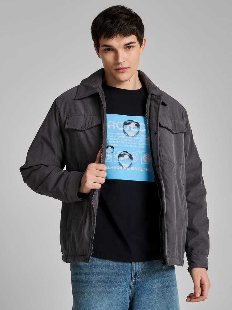 Футболка из хлопка с принтом