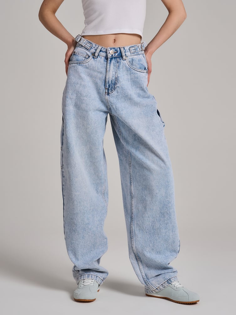 Джинсы широкие Balloon