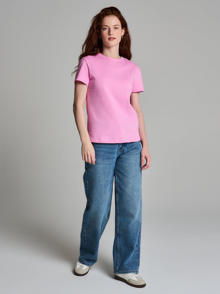 Плотная классическая футболка из хлопка