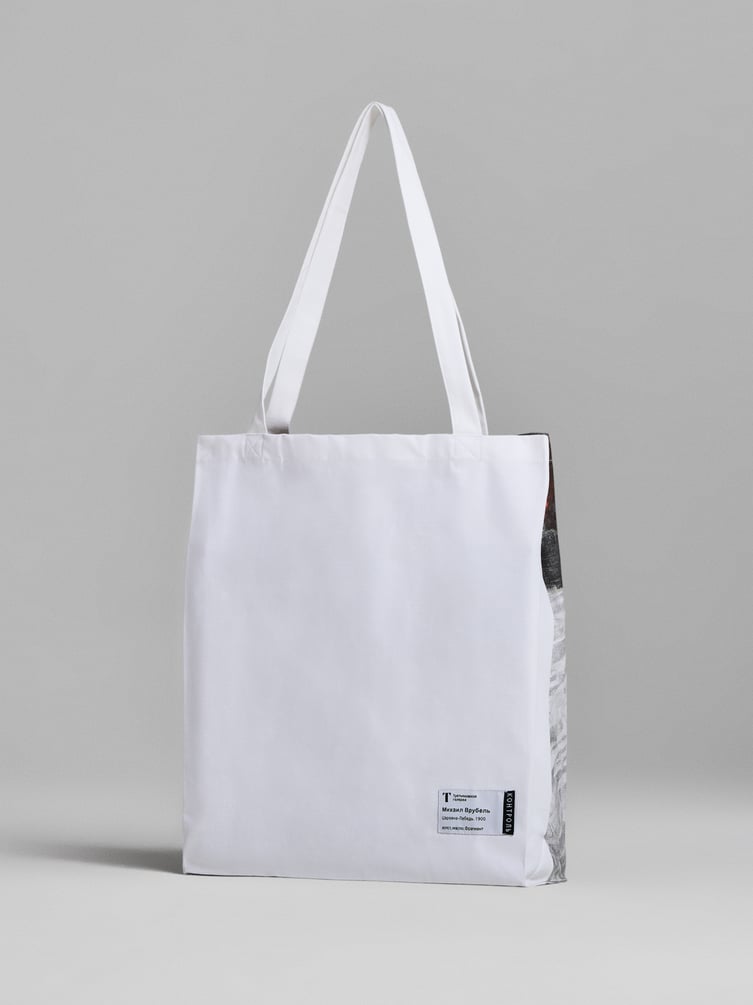 Сумка-шоппер с принтом картин Третьяковской галереи