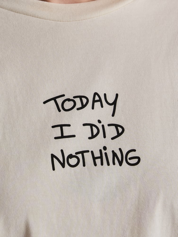 Ночная сорочка из хлопка с надписью