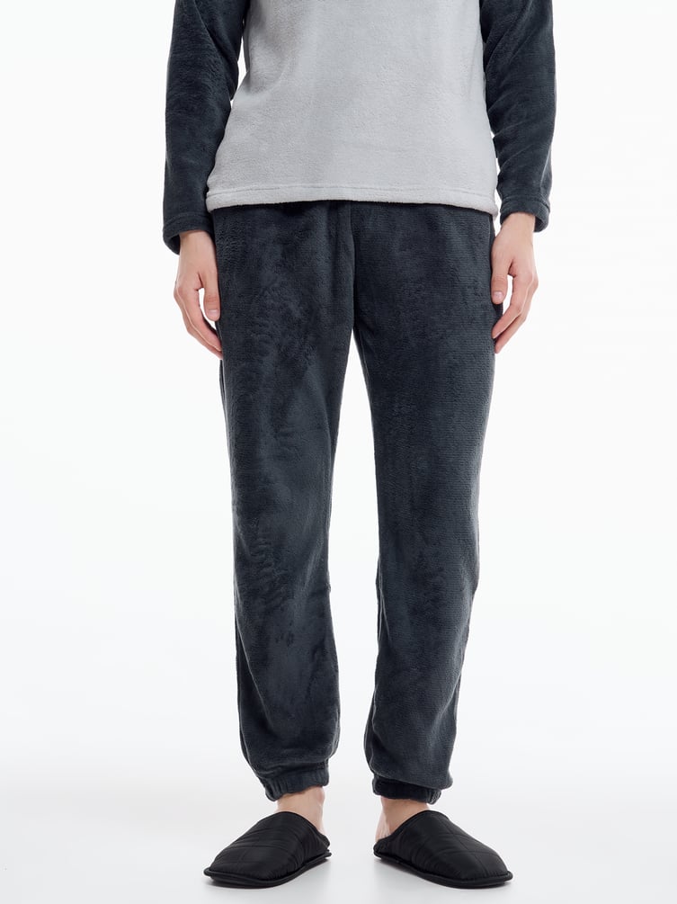 Плюшевая пижама с вышивкой медведя