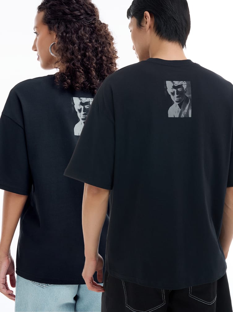 Футболка оверсайз с принтом Есенина