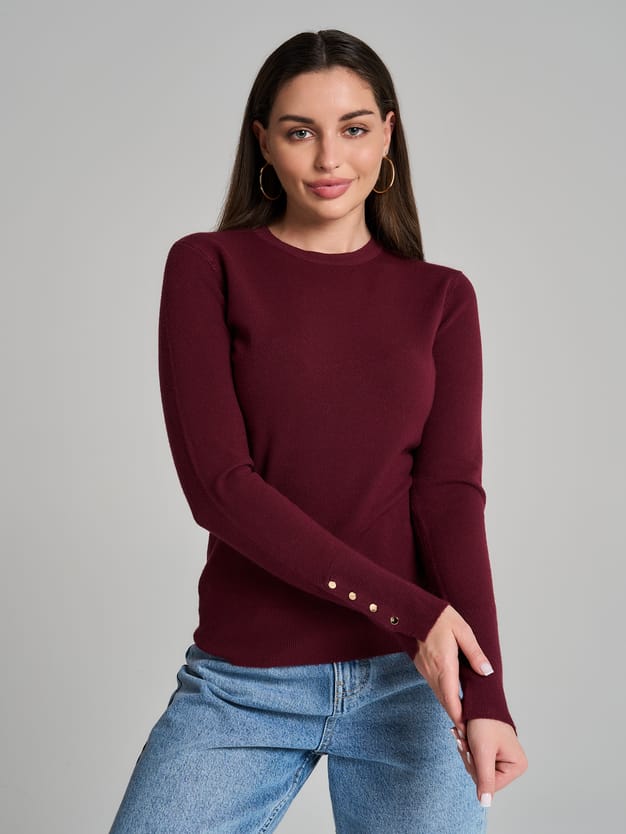 Джемпер трикотажный базовый