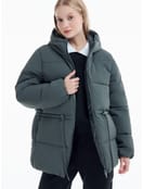 Куртка удлиненная стеганая женская