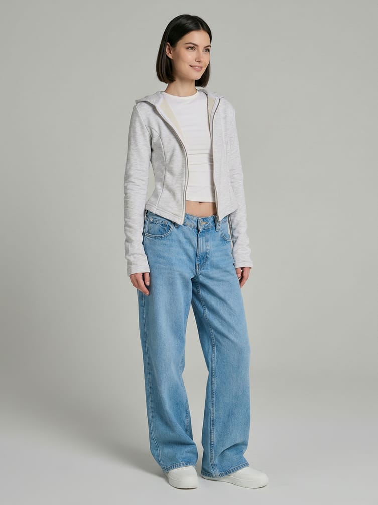 Зип худи спортивная