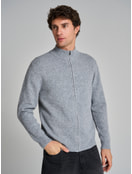 Кардиган трикотажный на молнии