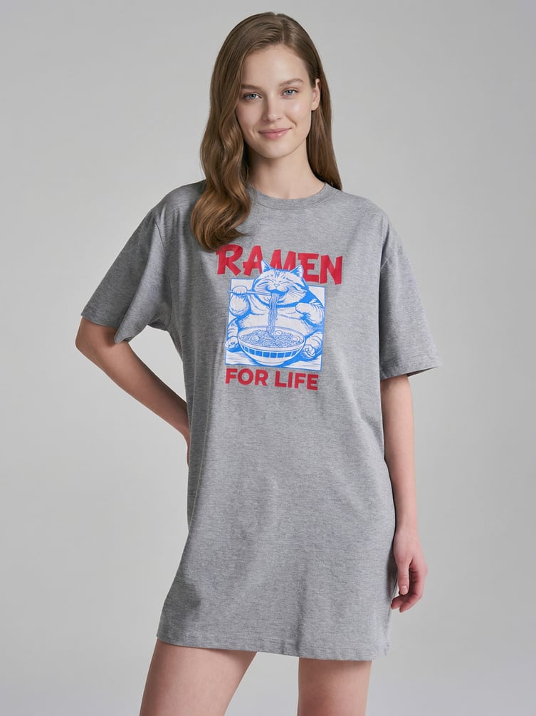 Ночная сорочка с принтом