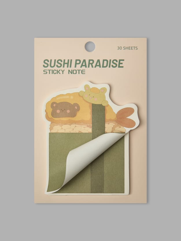 Стикеры для заметок суши - 30 л.