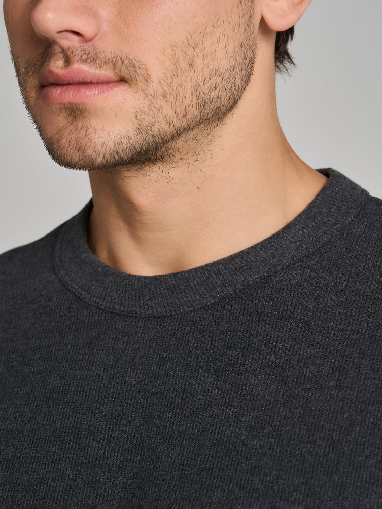 Футболка трикотажная в рубчик