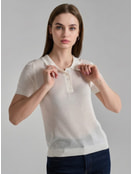 Джемпер трикотажный с коротким рукавом