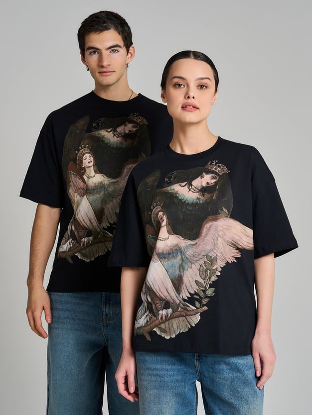 Футболка с принтом картин Третьяковской галереи