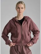 Зип худи оверсайз с вареным эффектом