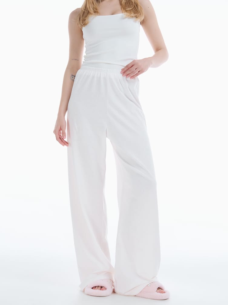 Домашние брюки из хлопка