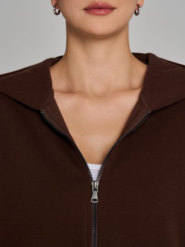 Толстовка с капюшоном трикотажная