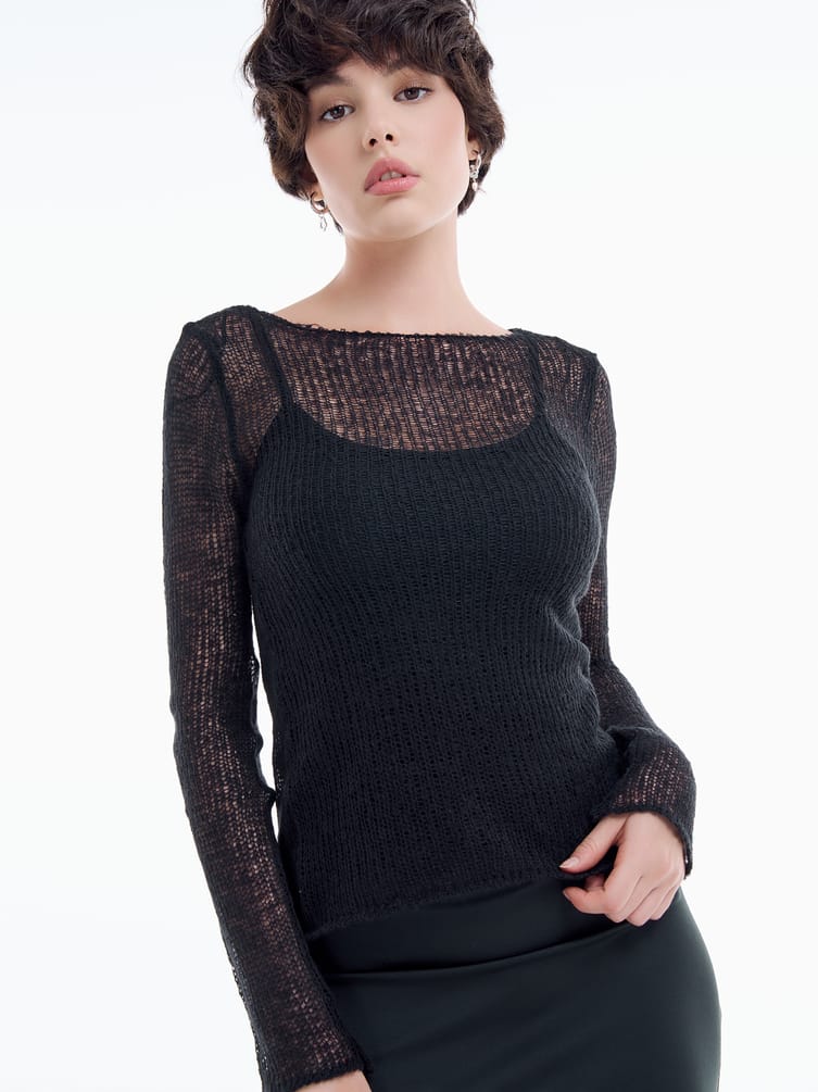 Джемпер паутинка