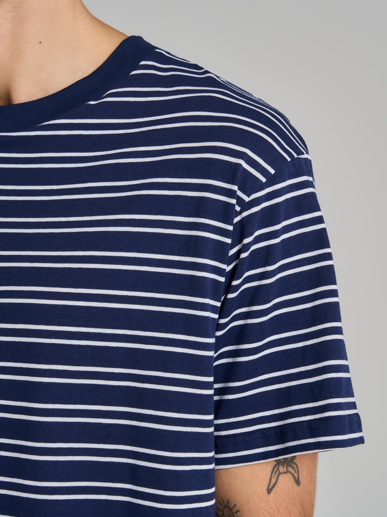 Пижама полосатая с шортами